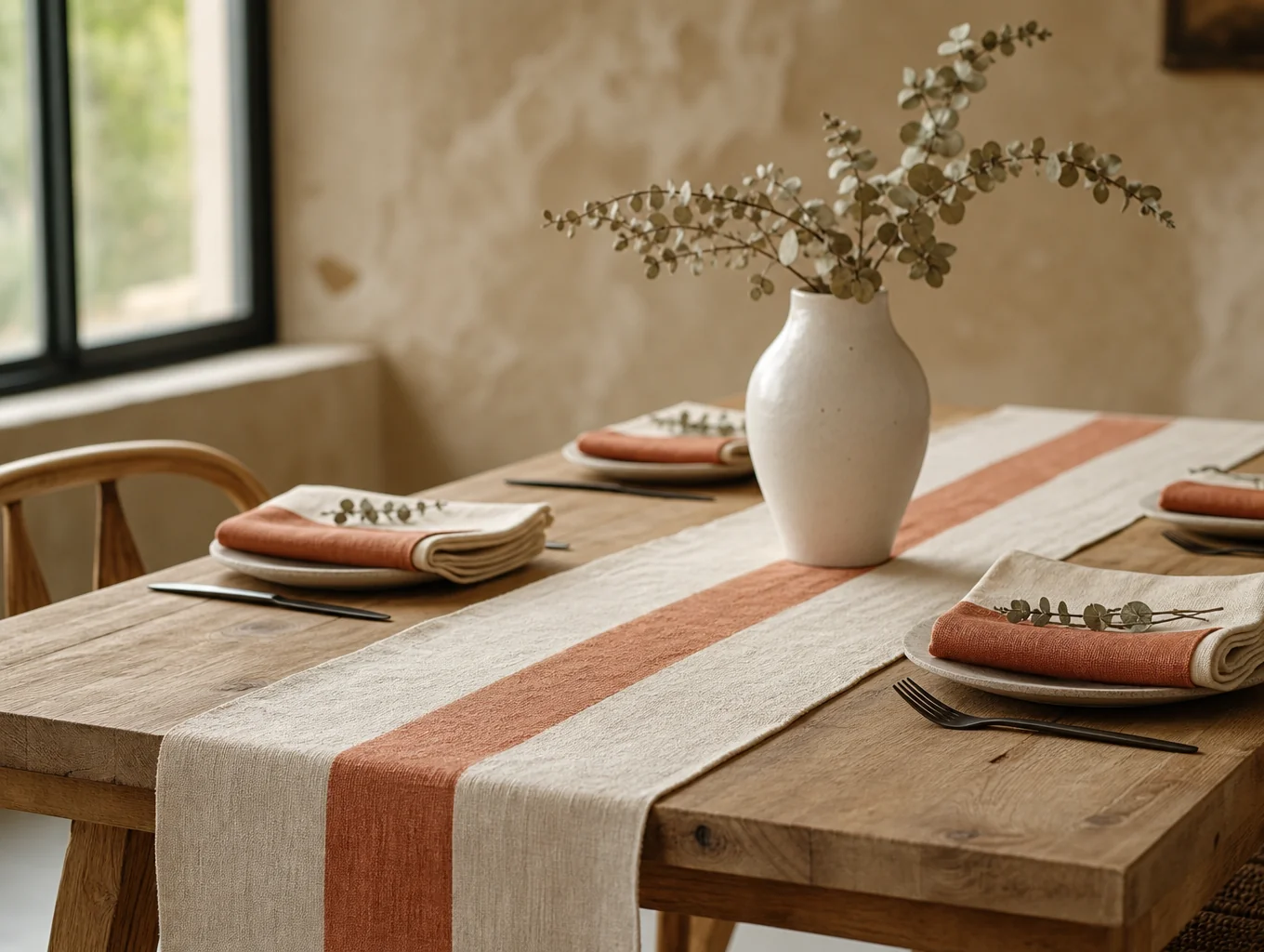 A warm and inviting dining area designed for mindful eating